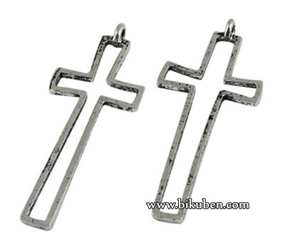 Charms - Platinum - Cross
