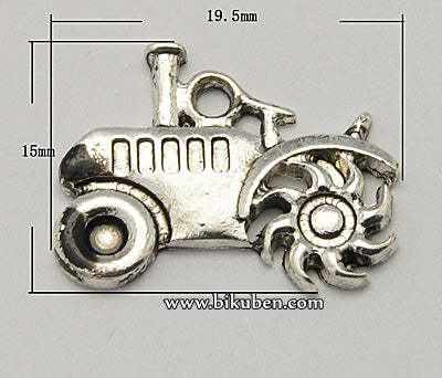 Charms - Antique Silver - Tractor