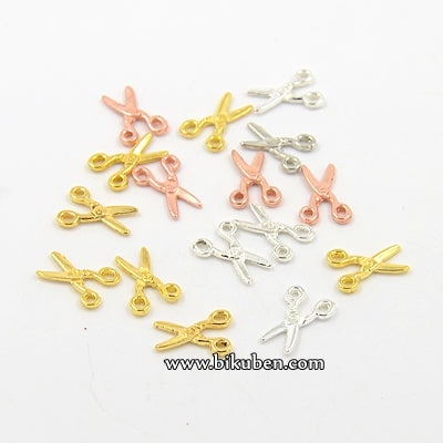 Charms - Mixed Color - Scissors