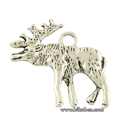 Charms - Antique Silver - Moose