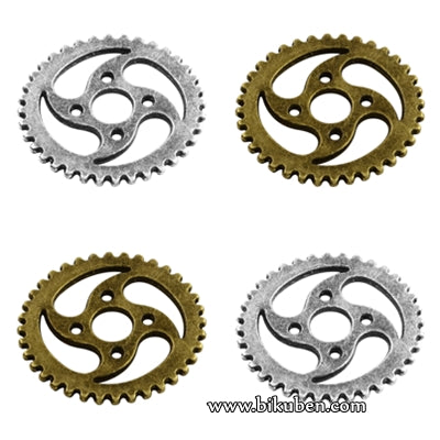 Charms - Antique Metall Mix - Gears 4