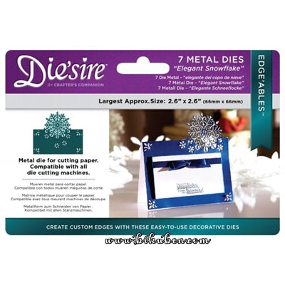 Die'sire - Cutting Die - Elegant Snowflake Dies