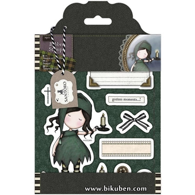 Santoro of London - Gorjus - Nightlight Rubber Stamp