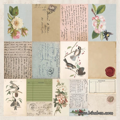 KaiserCraft - Cherry Tree - Perforated Postcards 12x12"