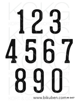 Kort & Godt - Clearstamps  Medium Plate - Store Tall