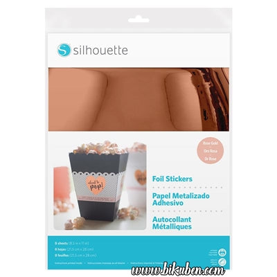 Silhouette - Media - Rose Gold Foil Printable Sticker Paper
