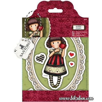 Santoro of London - Gorjus - Dear Apple Rubber Stamp