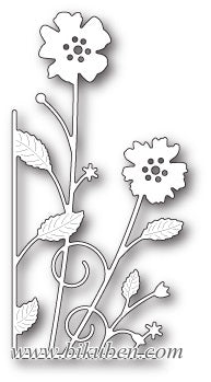 Memory Box - Large Antilles Floral Left Corner die