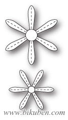 Memory Box - Stitched Aster Blooms die