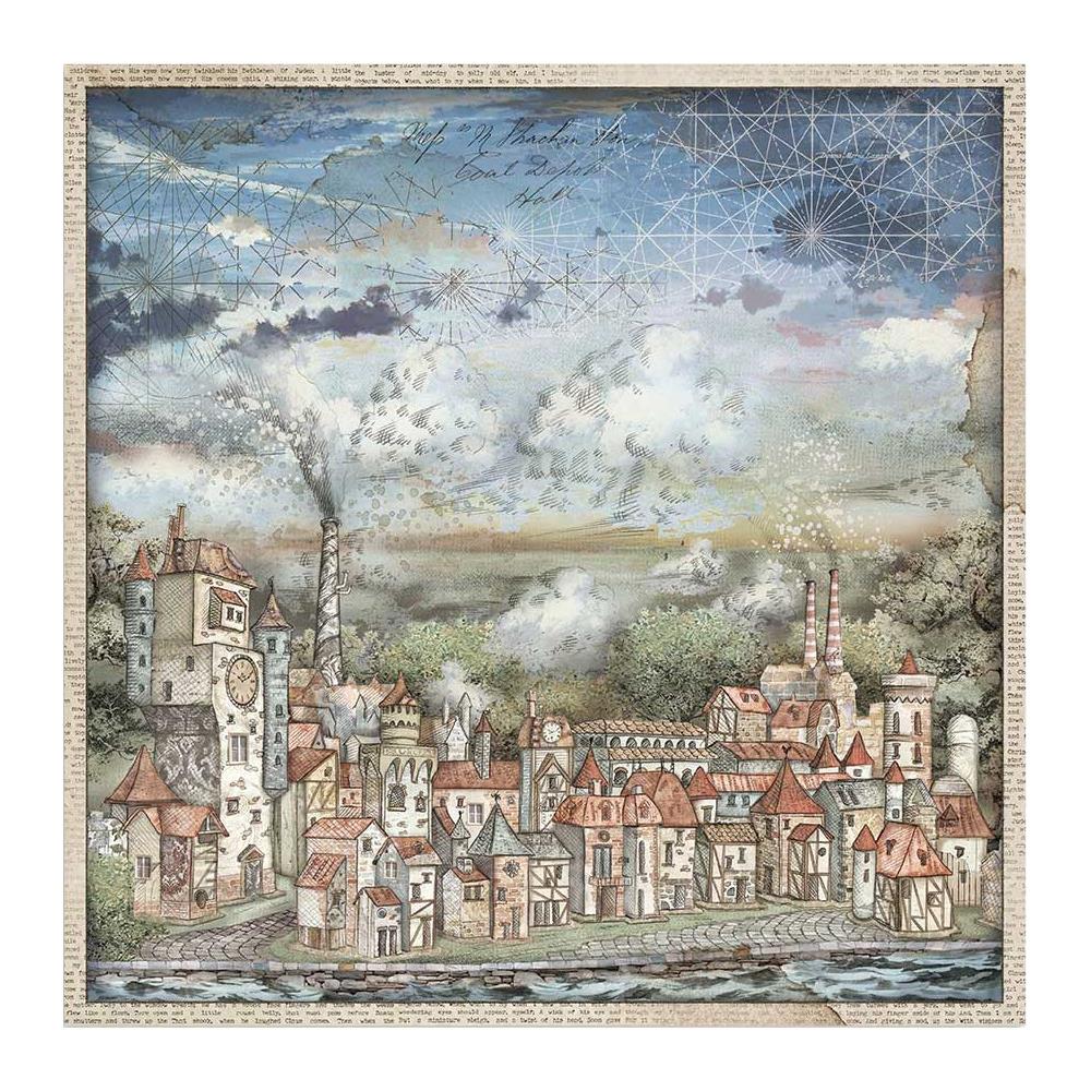 Stamperia  - Sir Vagabond -  Cityscapes  12 x 12"