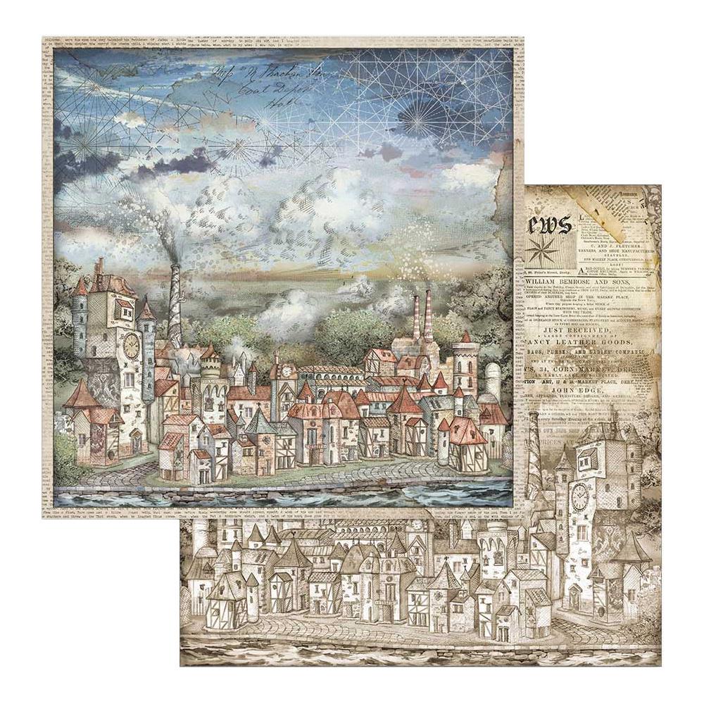 Stamperia  - Sir Vagabond -  Cityscapes  12 x 12"