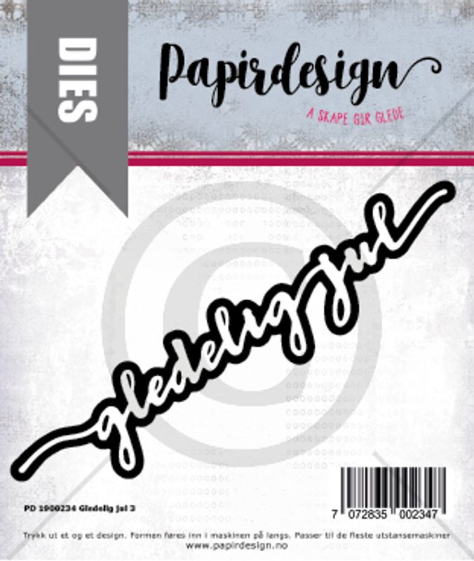 Papirdesign - Dies - Gledelig jul