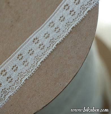 Cheep Trims - Flat Raschel Lace - Cream METERSVIS