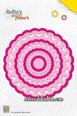 Nellie Snellen - Multi Frame - Rosette Butterflies Die