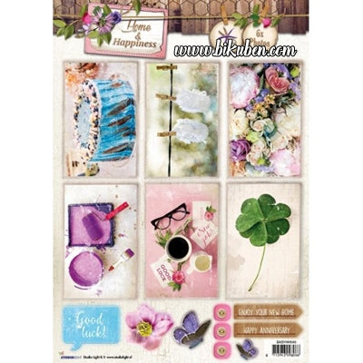 Studiolight - 3D Die Cut Sheets - Home & Happiness A4