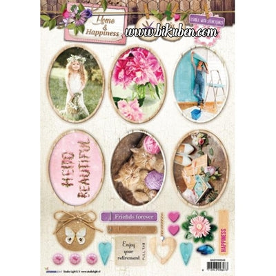 Studiolight - 3D Die Cut Sheets - Home & Happiness A4