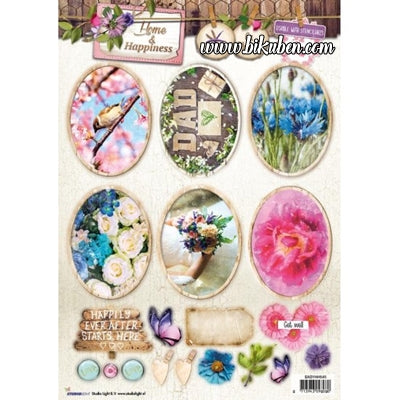 Studiolight - 3D Die Cut Sheets - Home & Happiness A4