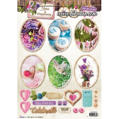 Studiolight - 3D Die Cut Sheets - Home & Happiness A4