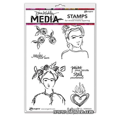 Ranger - Dina Wakley - Media Stamps - Homage To Frida