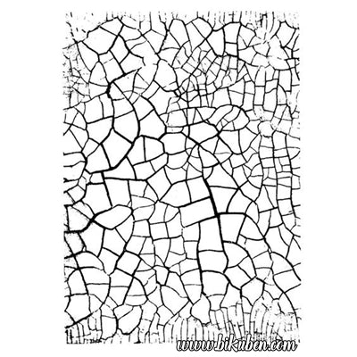 Studio 490 Wendy Vecchi - Rubberstamp - Background - All Cracked Up