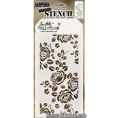 Tim Holtz - Stencil - Roses