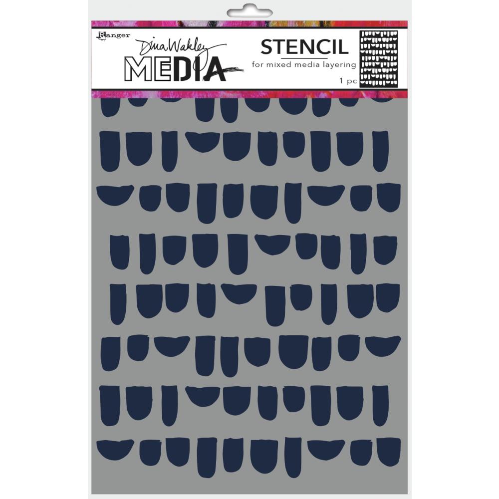 Dina Wakley Media - Stencil - Bumps