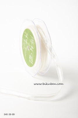 May Arts - Sheer w/Satin Center - white - Metervis