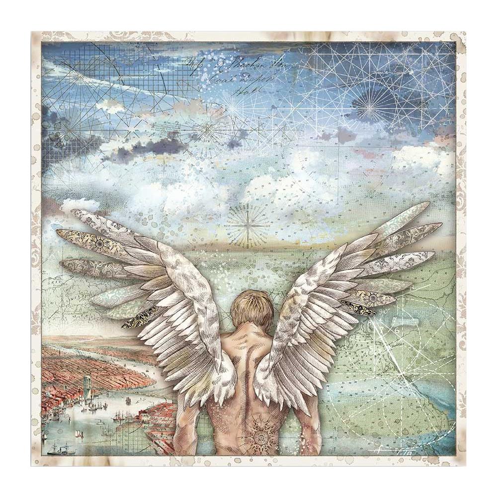 Stamperia  - Sir Vagabond -  Wings -   12 x 12"