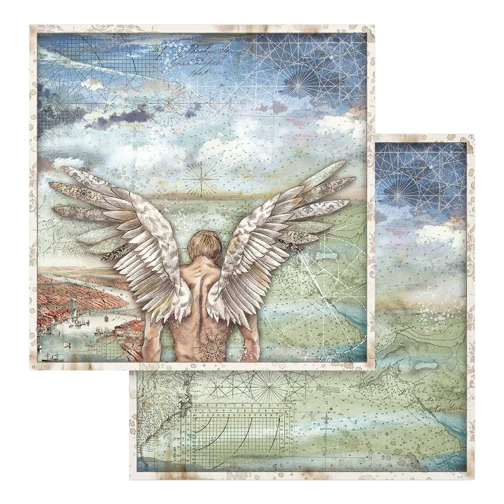 Stamperia  - Sir Vagabond -  Wings -   12 x 12"