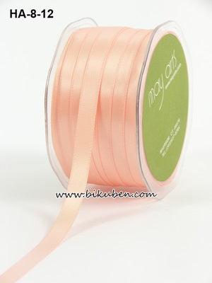 May Arts - Double Faced Satin - Peach - Metervis