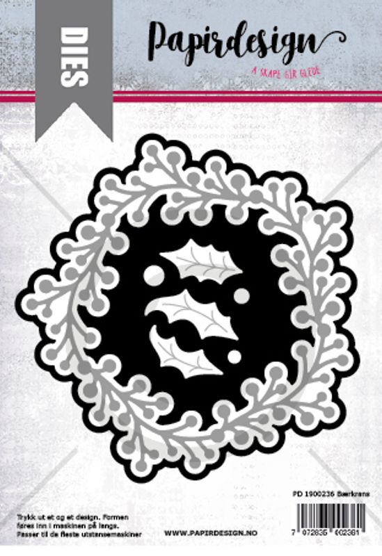 Papirdesign - Dies - Kristornkrans