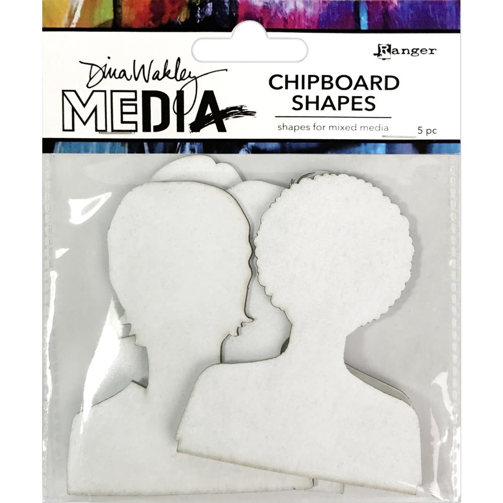 Dina Wakley Media - Chipboard Shapes - Passport