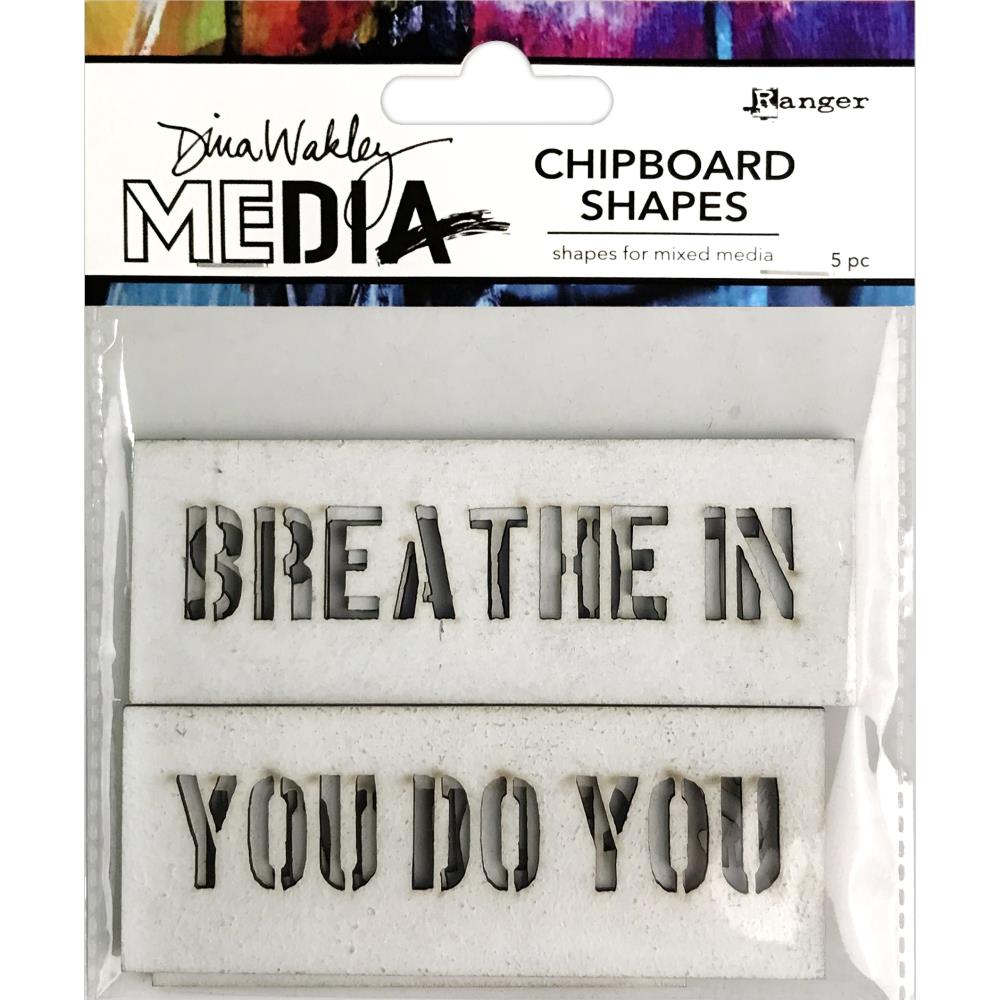 Dina Wakley Media - Chipboard Shapes - Speak out