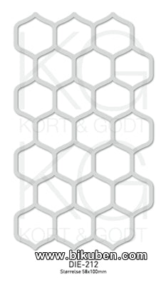 Kort & Godt - Dies - Heksagon bakgrunn