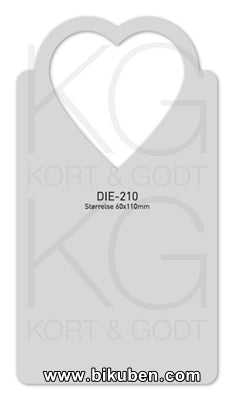 Kort & Godt - Dies - Hjerte tag