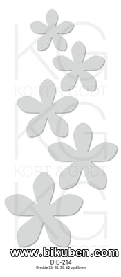 Kort & Godt - Dies - Layered Flower