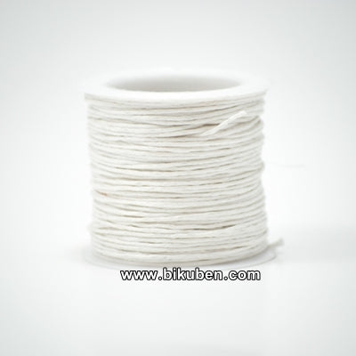 Kort & Godt - Vokset Bomullstråd - Rull - Hvit