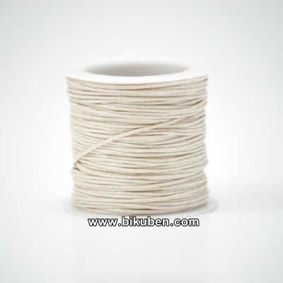 Kort & Godt - Vokset Bomullstråd - Rull - Krem