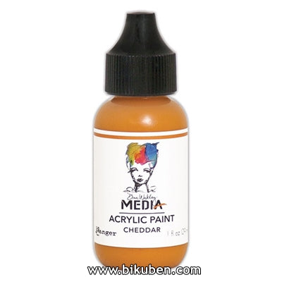 Ranger - Dina Wakley Media Paints - Cheddar - 1oz