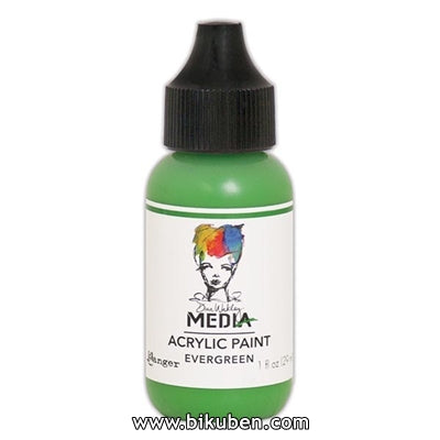 Ranger - Dina Wakley Media Paints - Evergreen - 1oz