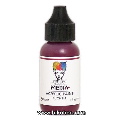 Ranger - Dina Wakley Media Paints - Fuchsia - 1oz