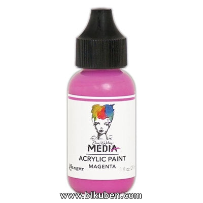 Ranger - Dina Wakley Media Paints - Magenta - 1oz