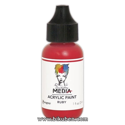 Ranger - Dina Wakley Media Paints - Ruby - 1oz
