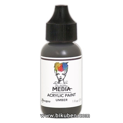 Ranger - Dina Wakley Media Paints - Umber - 1oz