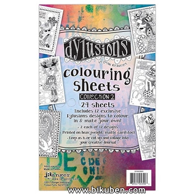 Dylusions - Colouring Sheets - Set 2