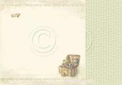 Pion - Theodore and Bella - Hide and Seek 12 x 12"