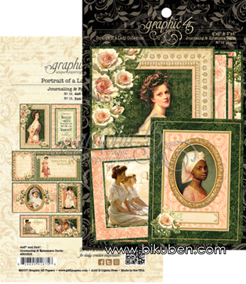 Graphic45 - Portrait of a Lady - Ephemera Cards