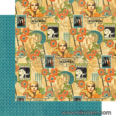 Graphic45 - Vintage Hollywood - Dazzeling Diva 12x12"