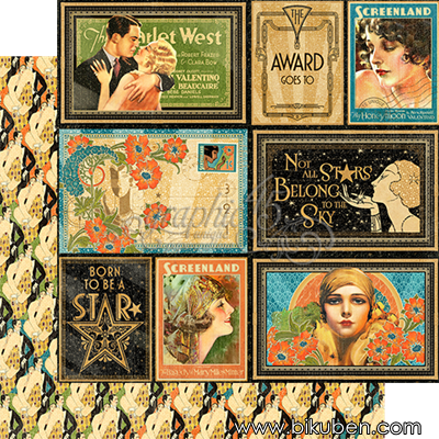 Graphic45 - Vintage Hollywood - Spotlight 12x12"