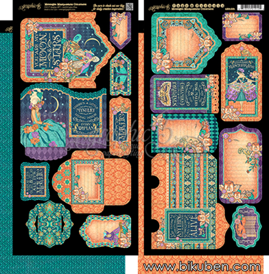 Graphic45 - Midnight Masquerade - Tags & Pockets